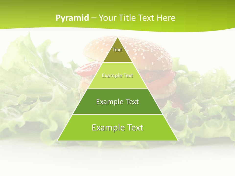 Closeup Burger Cuisine PowerPoint Template