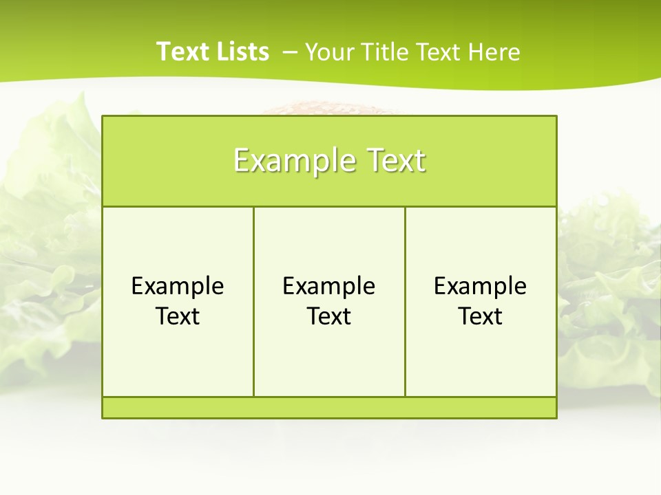 Closeup Burger Cuisine PowerPoint Template