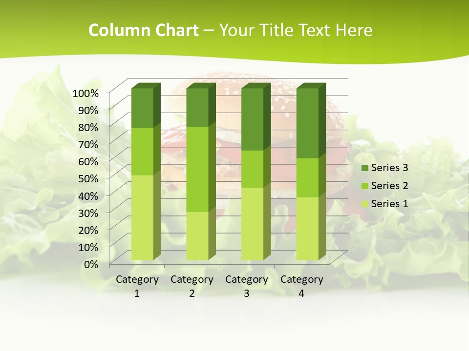 Closeup Burger Cuisine PowerPoint Template