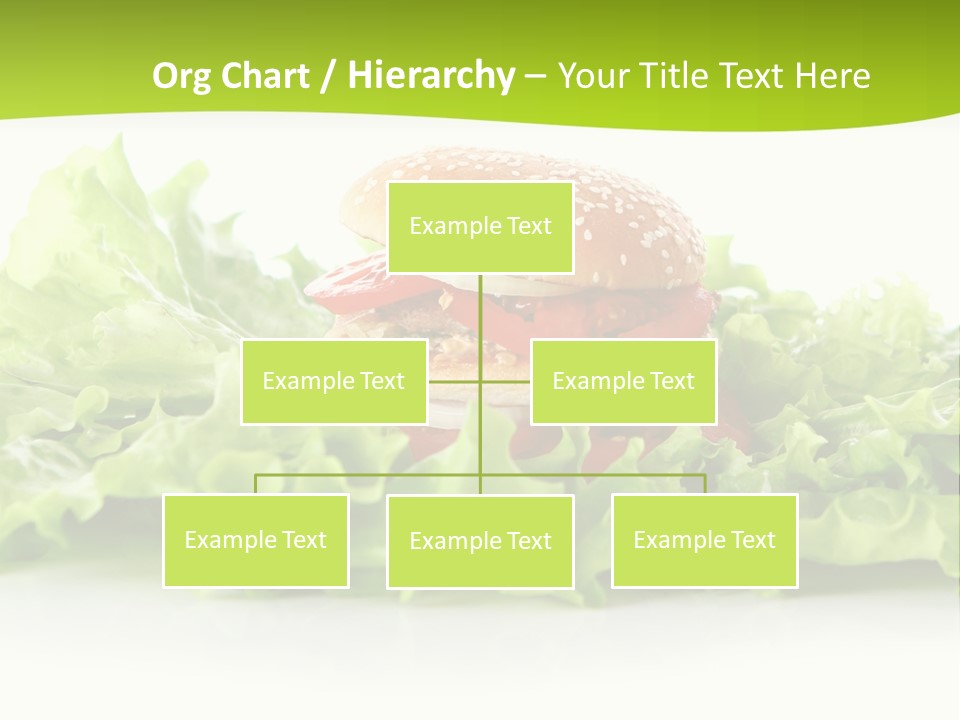 Closeup Burger Cuisine PowerPoint Template