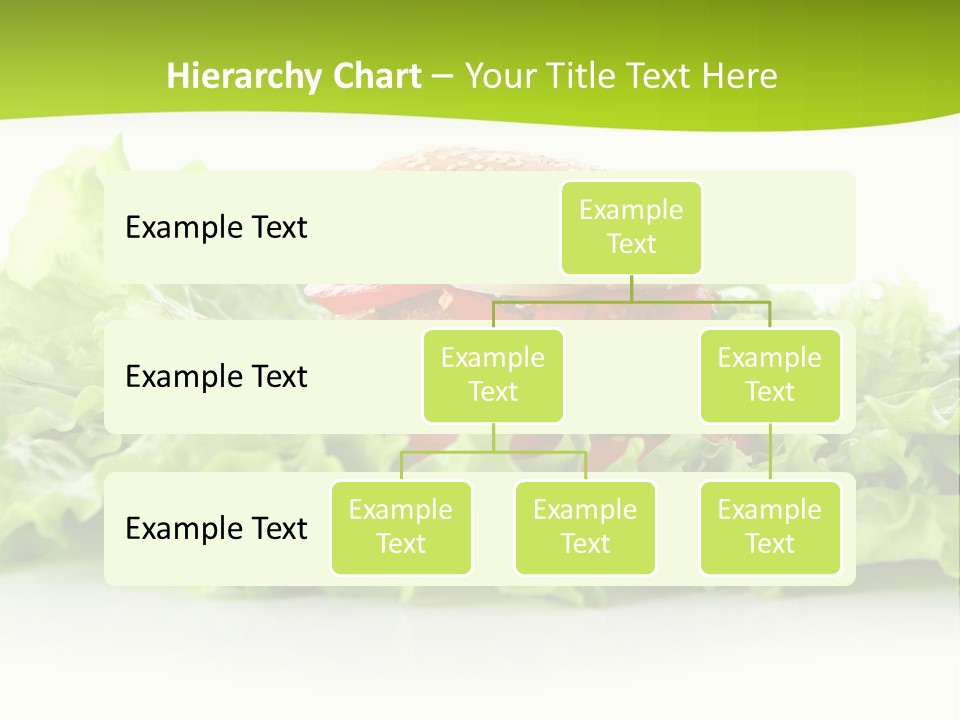 Closeup Burger Cuisine PowerPoint Template