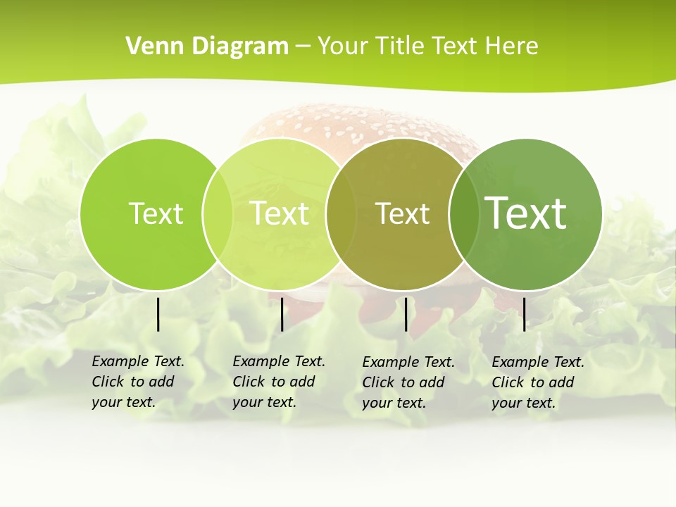 Closeup Burger Cuisine PowerPoint Template