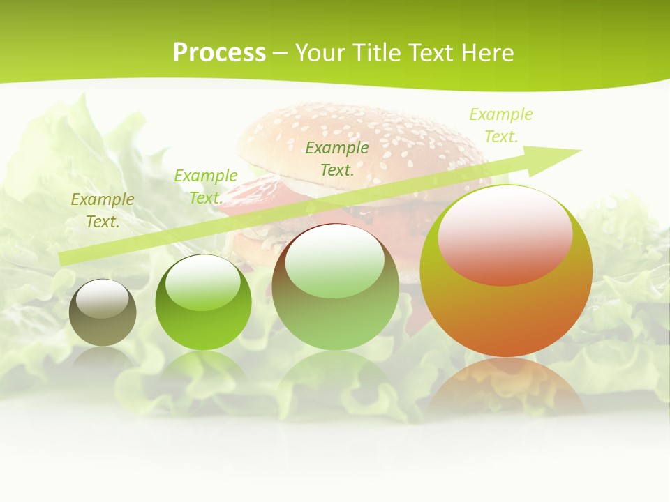 Closeup Burger Cuisine PowerPoint Template