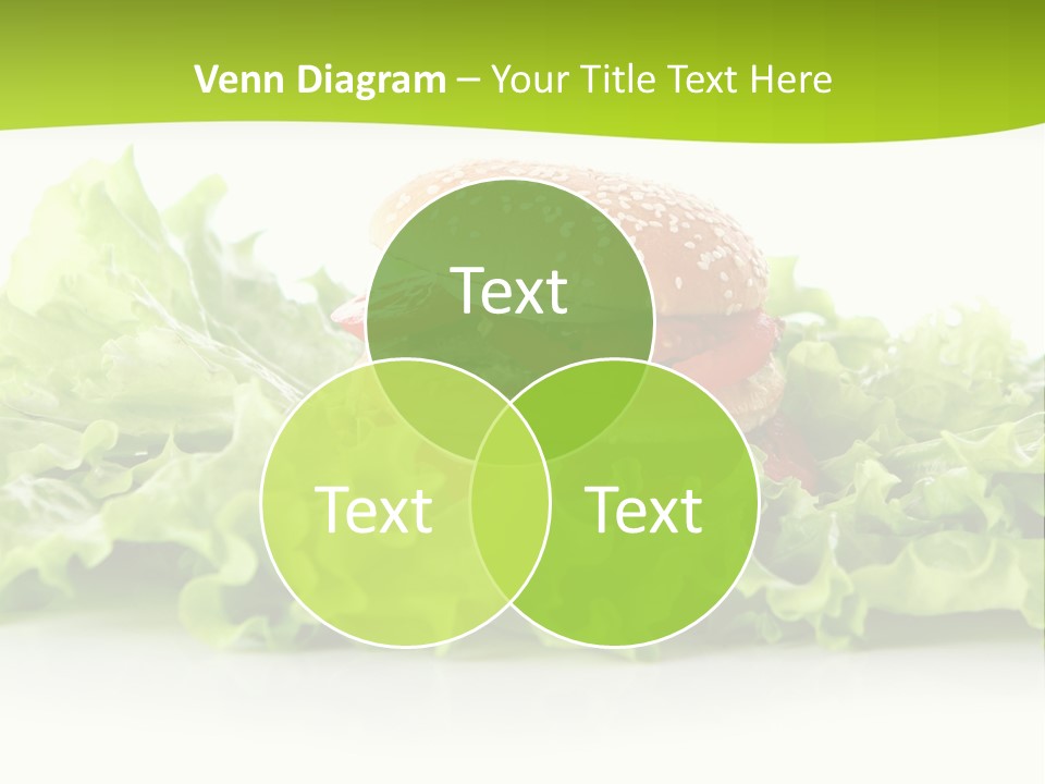 Closeup Burger Cuisine PowerPoint Template