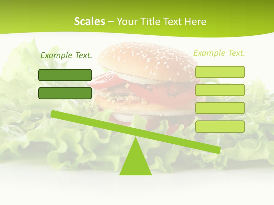 Closeup Burger Cuisine PowerPoint Template