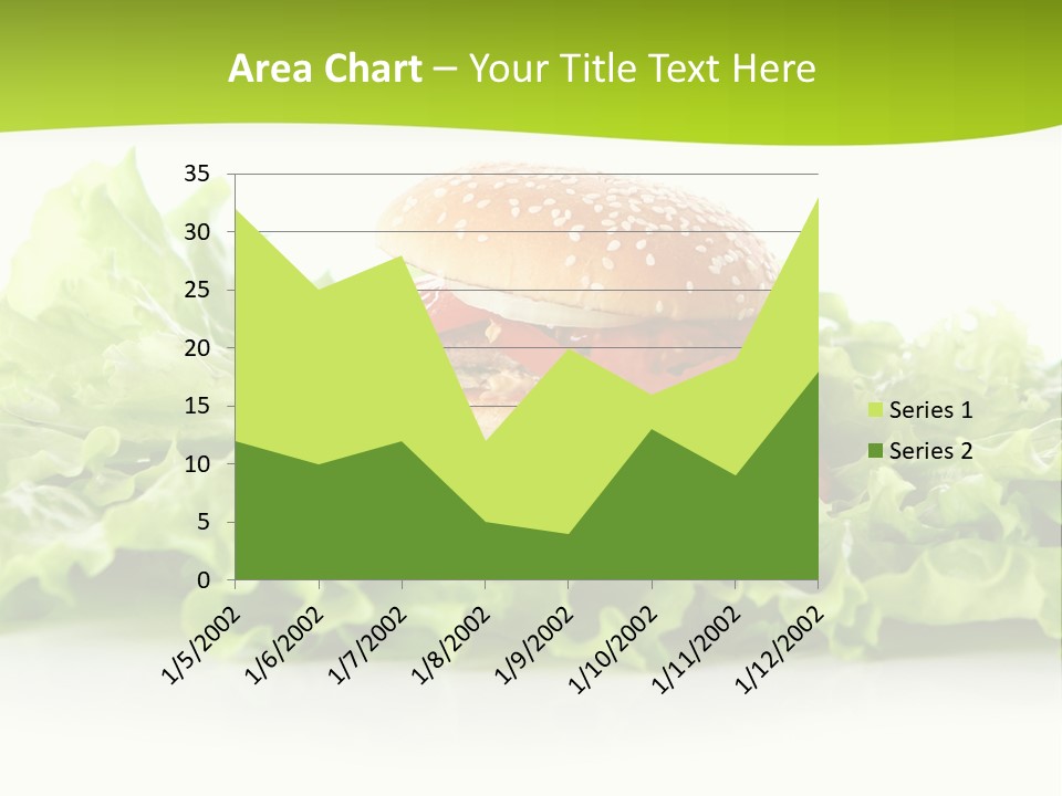 Closeup Burger Cuisine PowerPoint Template