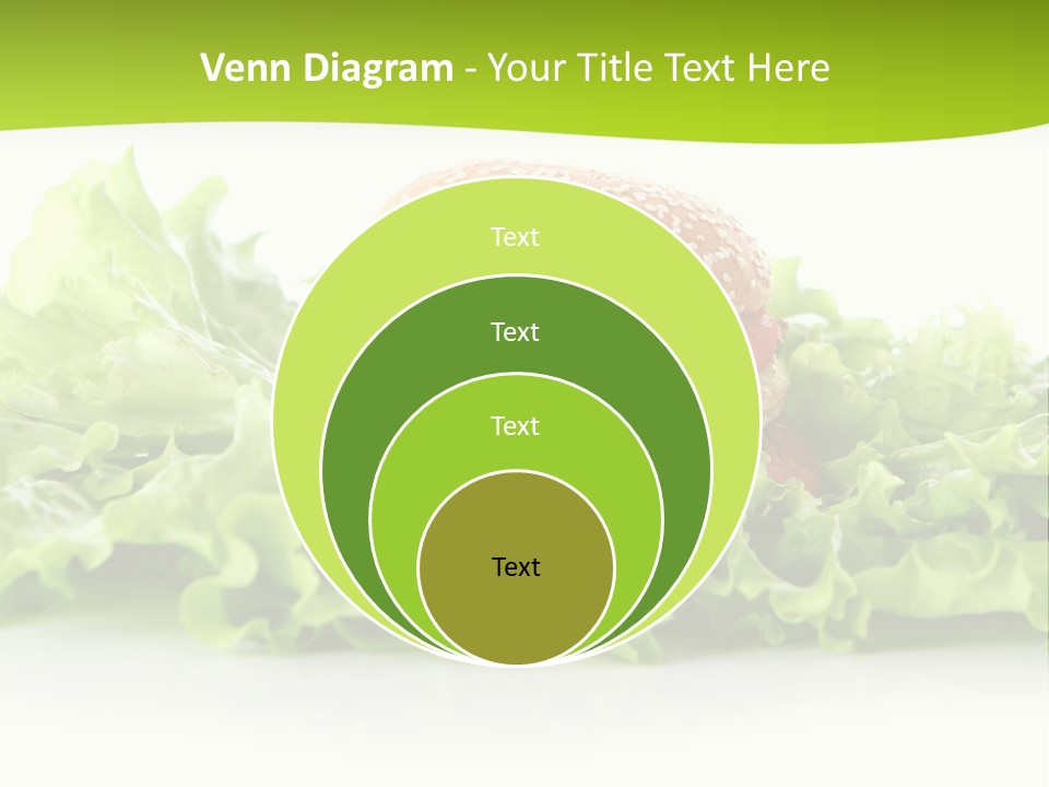 Closeup Burger Cuisine PowerPoint Template