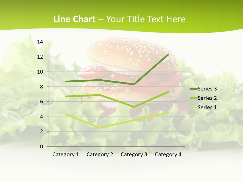 Closeup Burger Cuisine PowerPoint Template