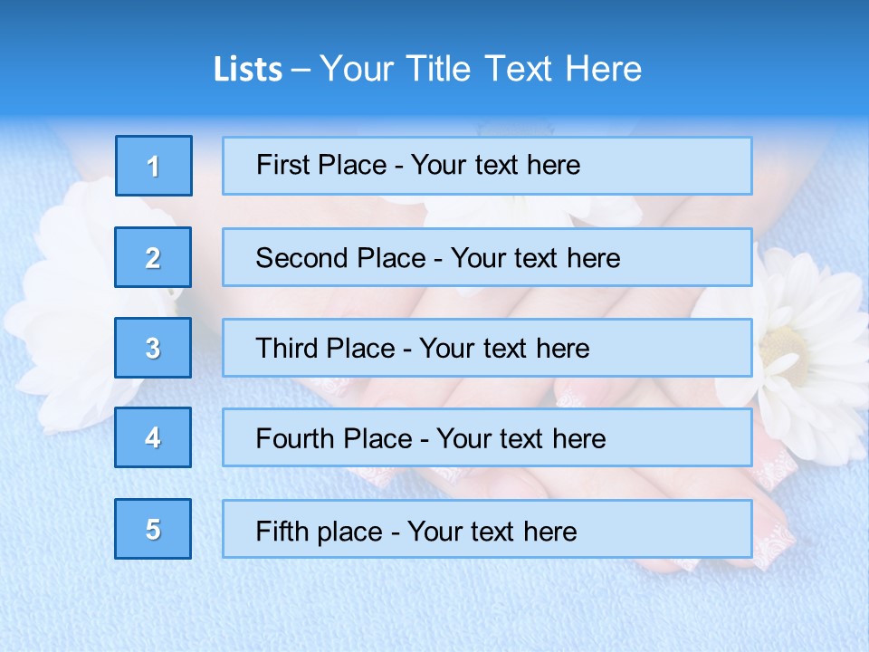 Polish Camomile Health PowerPoint Template