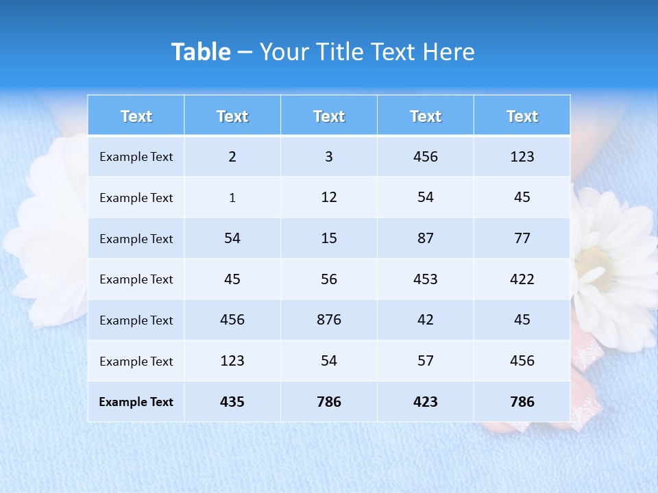 Polish Camomile Health PowerPoint Template