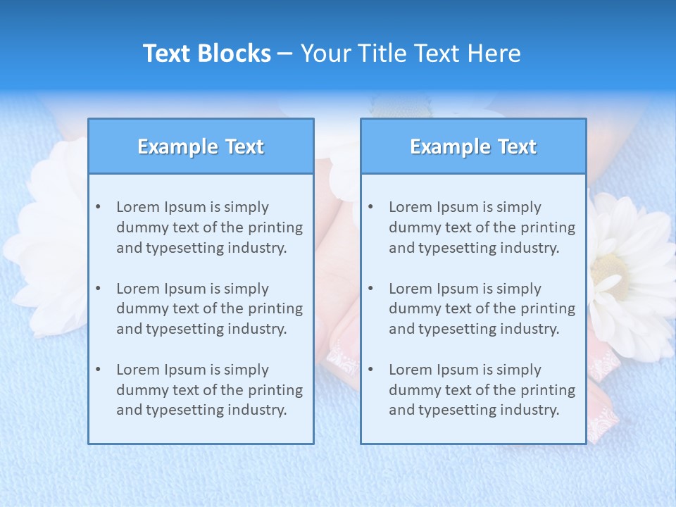 Polish Camomile Health PowerPoint Template