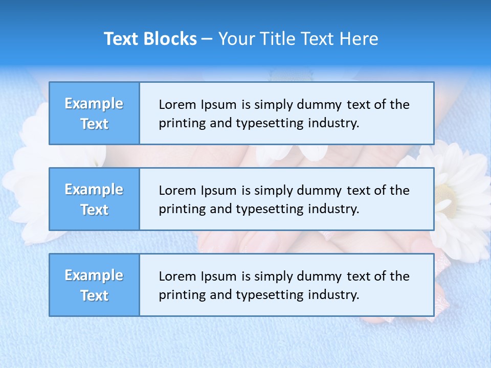Polish Camomile Health PowerPoint Template