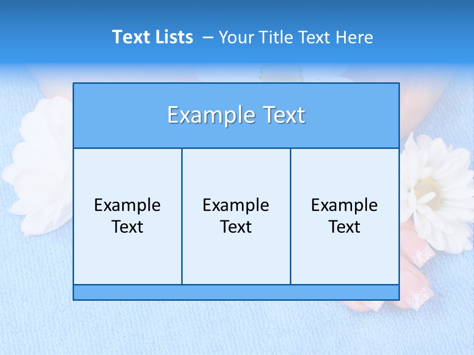 Polish Camomile Health PowerPoint Template