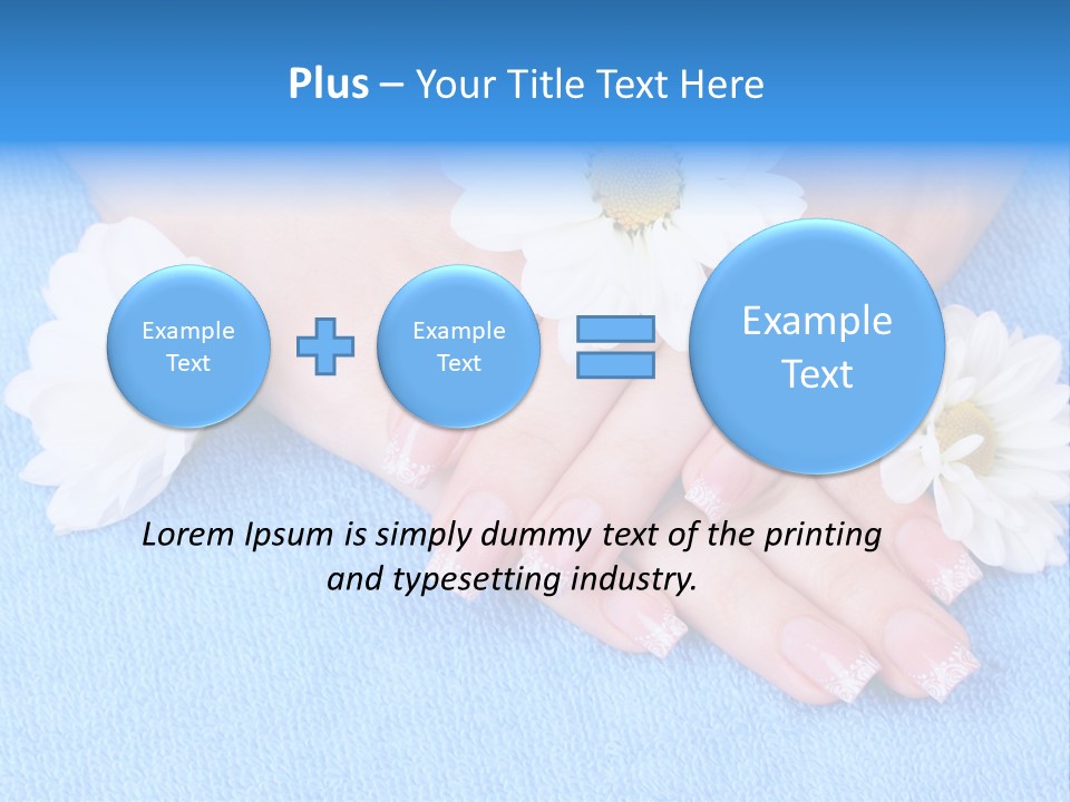 Polish Camomile Health PowerPoint Template