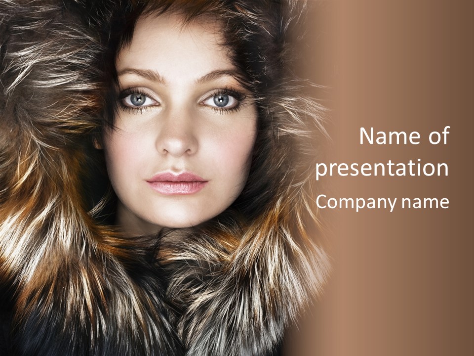 Fox Face Cold PowerPoint Template