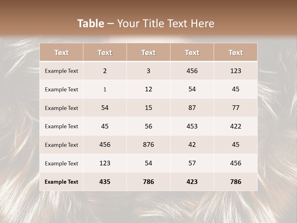 Fox Face Cold PowerPoint Template