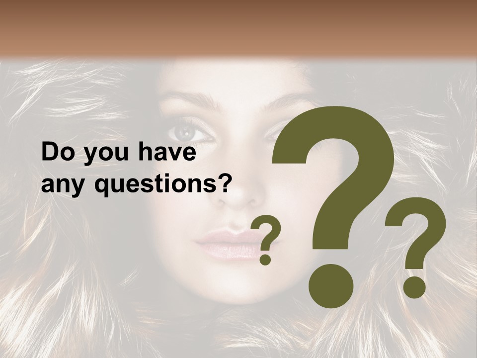 Fox Face Cold PowerPoint Template