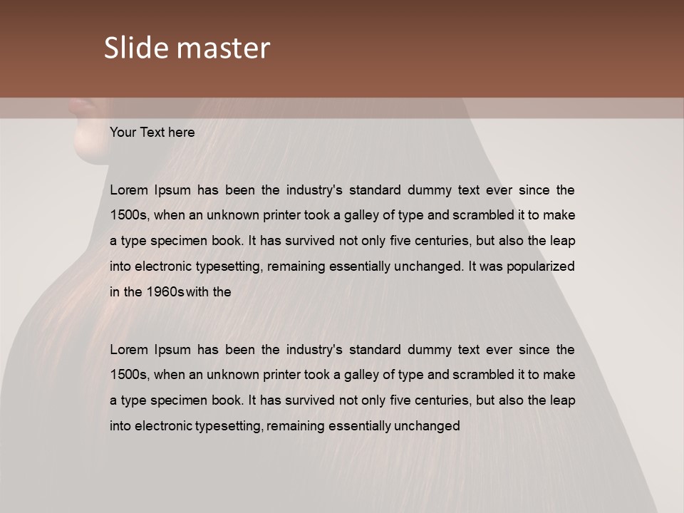 Glossy Perfect Fashion PowerPoint Template