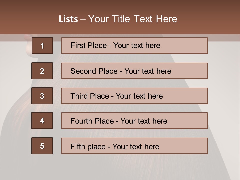 Glossy Perfect Fashion PowerPoint Template