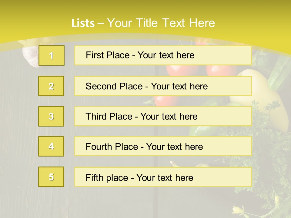 Wooden Color Group PowerPoint Template