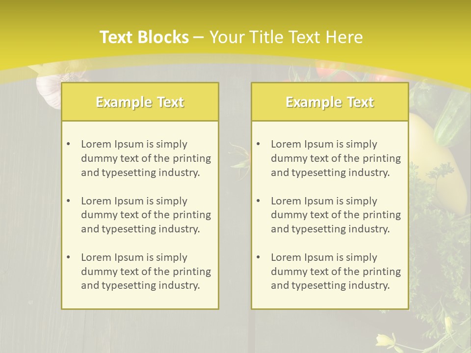 Wooden Color Group PowerPoint Template
