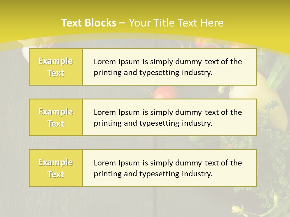 Wooden Color Group PowerPoint Template