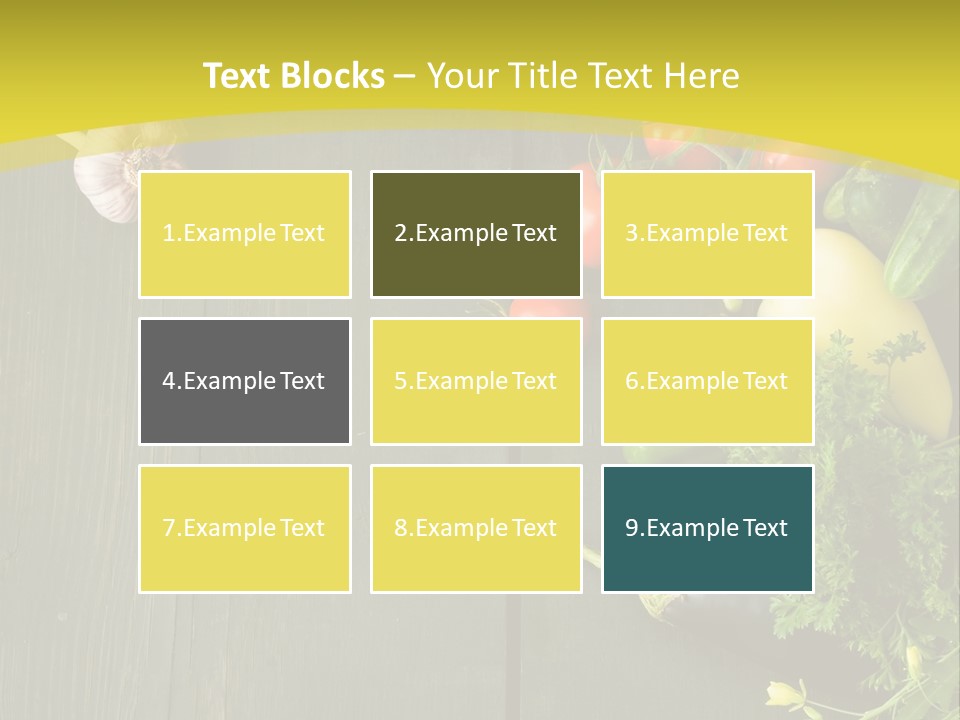 Wooden Color Group PowerPoint Template