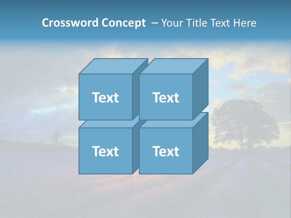 Sunset Green Color PowerPoint Template