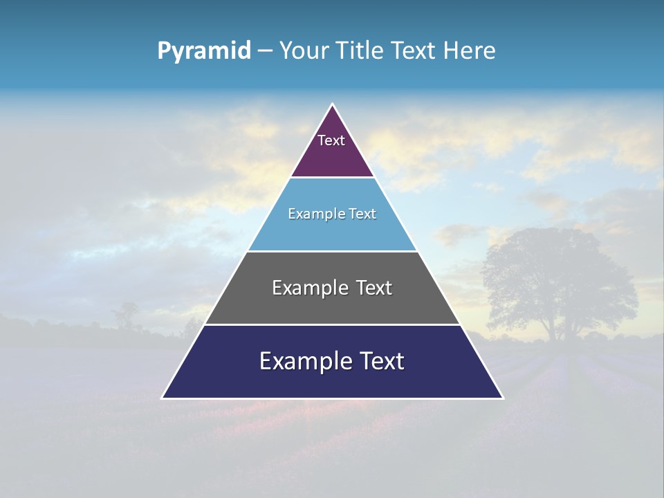 Sunset Green Color PowerPoint Template