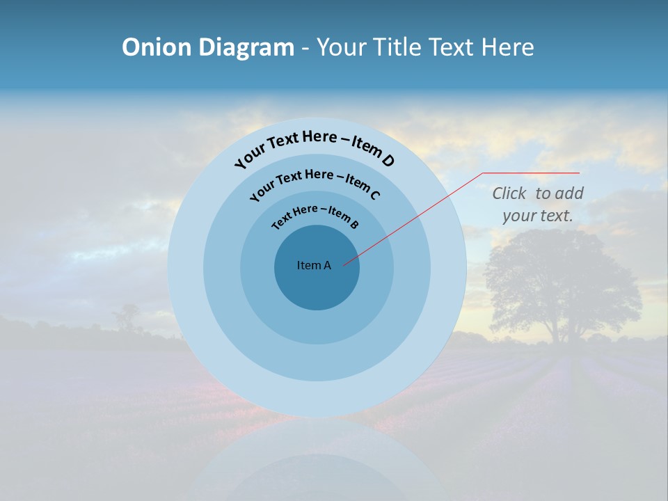 Sunset Green Color PowerPoint Template