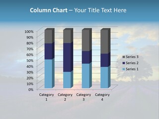 Sunset Green Color PowerPoint Template