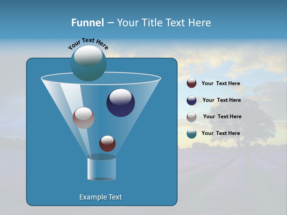 Sunset Green Color PowerPoint Template