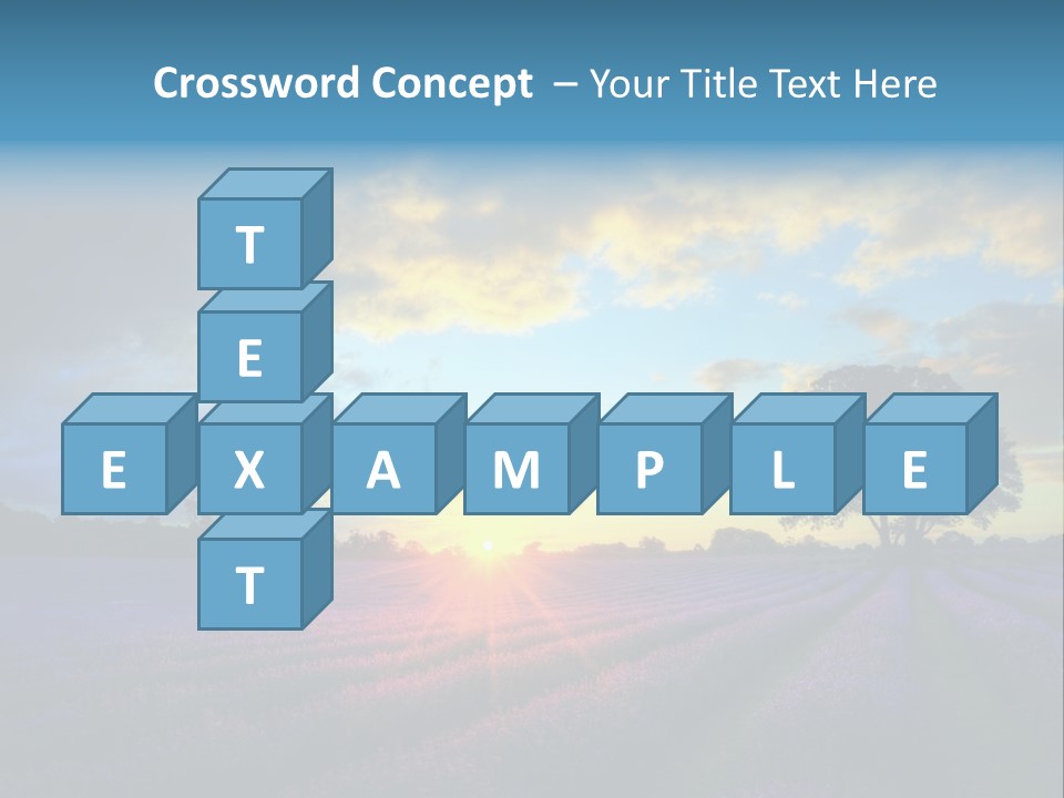 Sunset Green Color PowerPoint Template