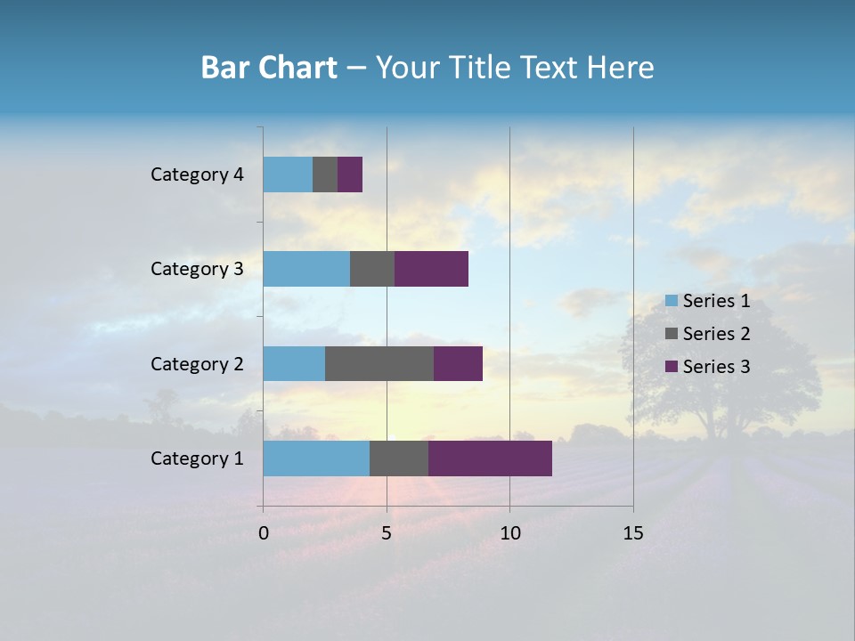 Sunset Green Color PowerPoint Template