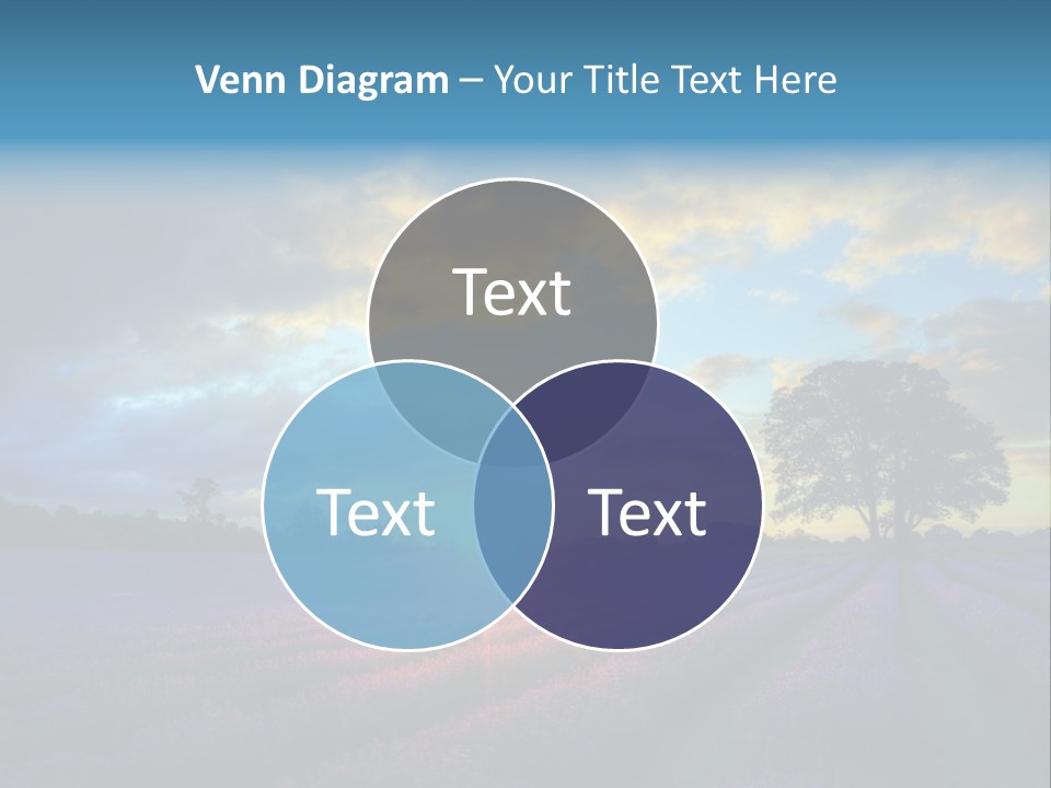 Sunset Green Color PowerPoint Template