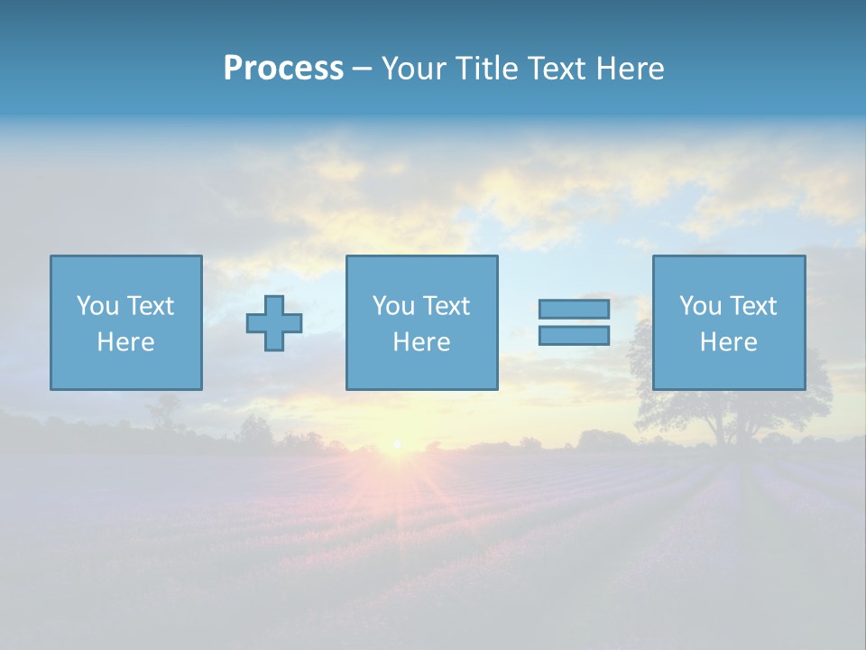 Sunset Green Color PowerPoint Template