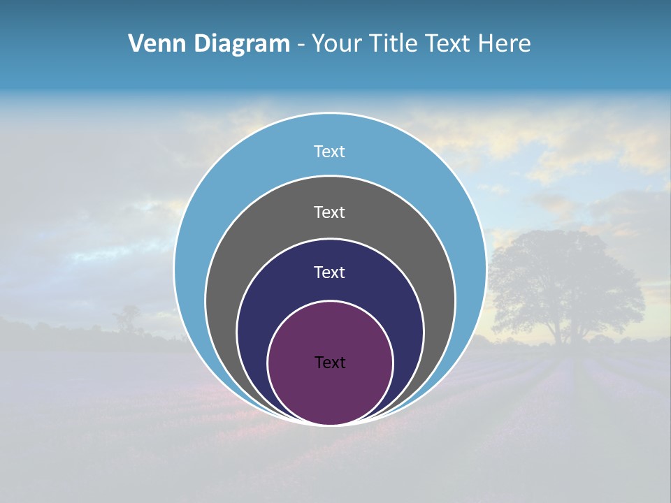 Sunset Green Color PowerPoint Template
