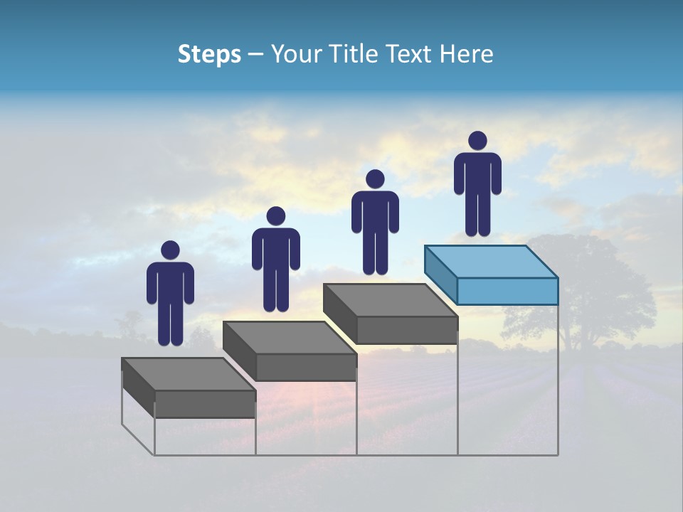 Sunset Green Color PowerPoint Template