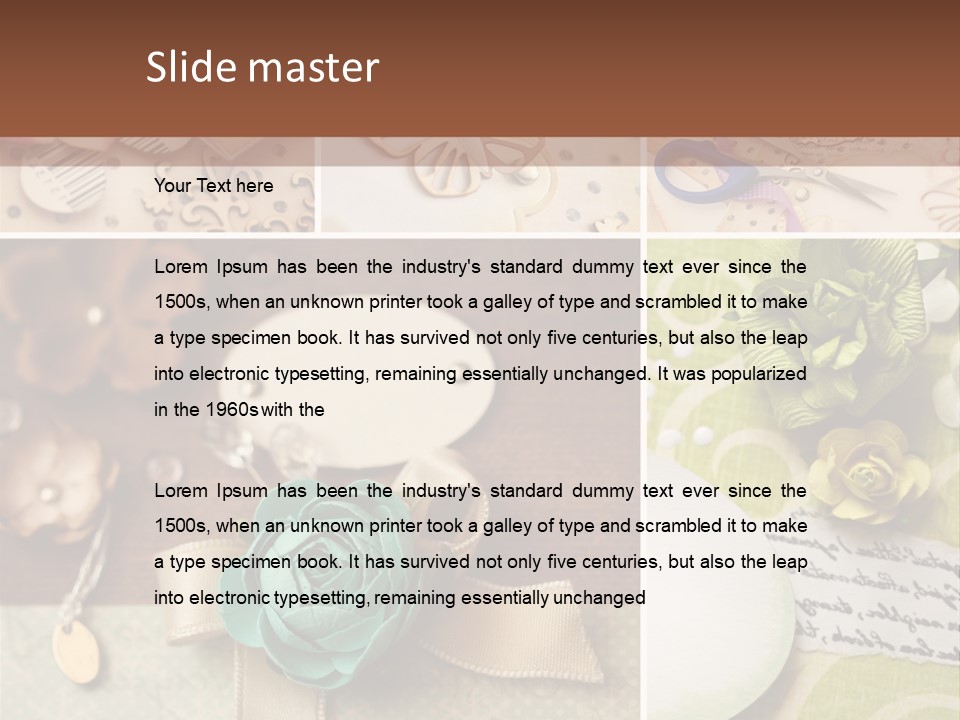 Recreation Close Up Shapes PowerPoint Template