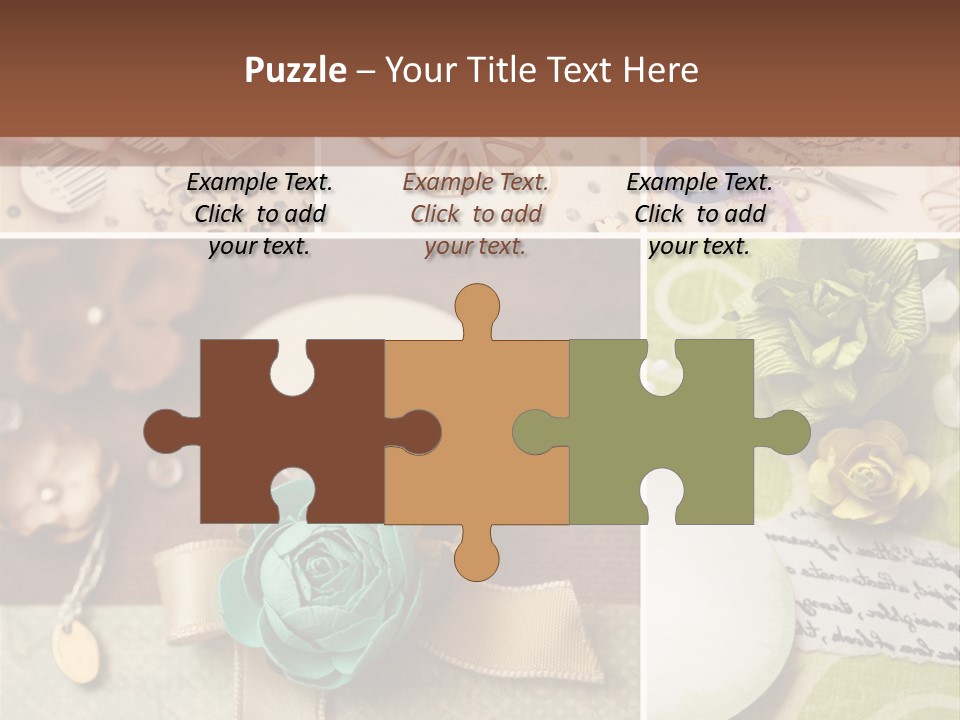 Recreation Close Up Shapes PowerPoint Template