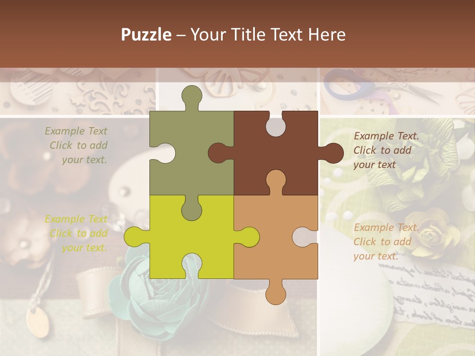 Recreation Close Up Shapes PowerPoint Template