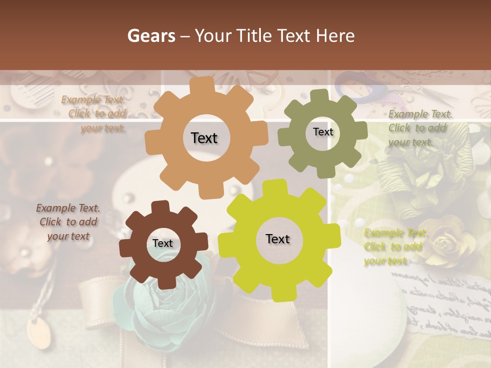 Recreation Close Up Shapes PowerPoint Template