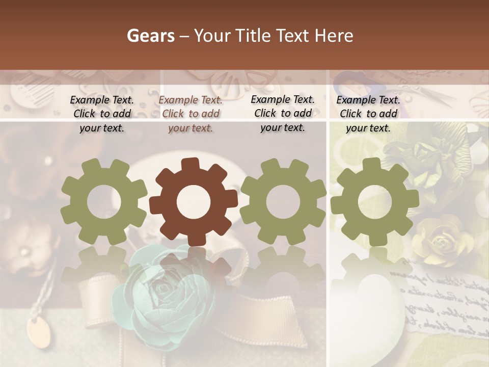 Recreation Close Up Shapes PowerPoint Template