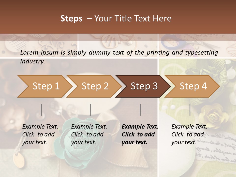 Recreation Close Up Shapes PowerPoint Template