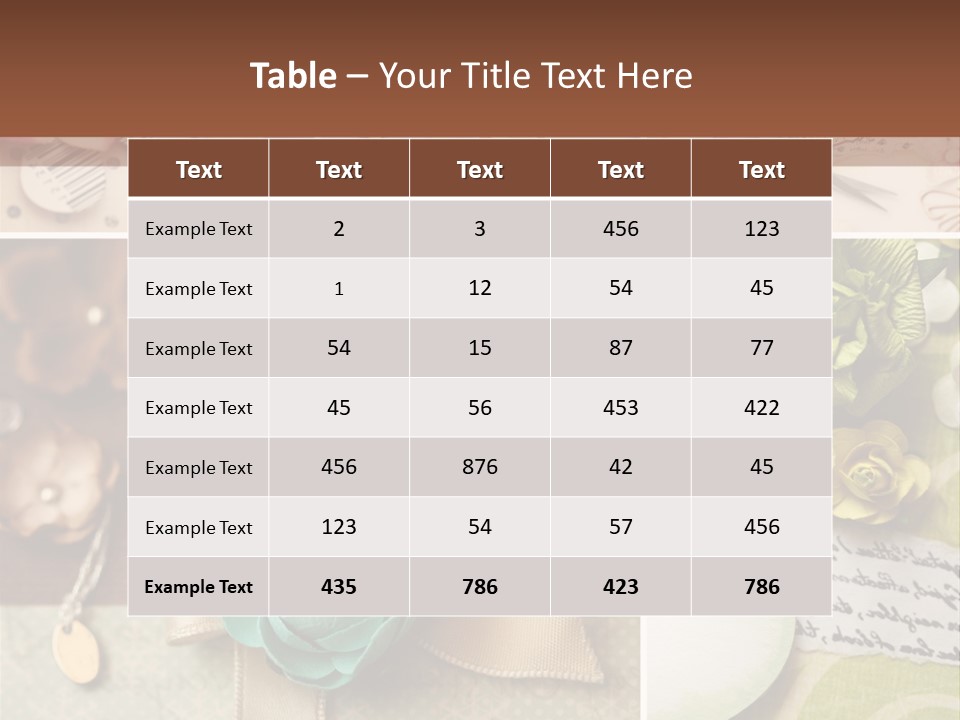 Recreation Close Up Shapes PowerPoint Template