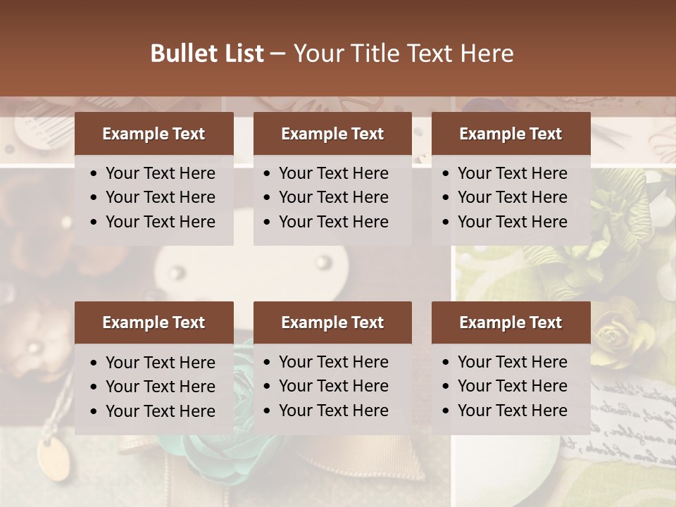 Recreation Close Up Shapes PowerPoint Template