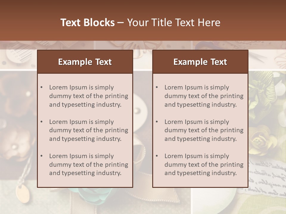 Recreation Close Up Shapes PowerPoint Template