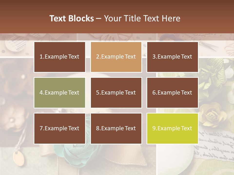 Recreation Close Up Shapes PowerPoint Template