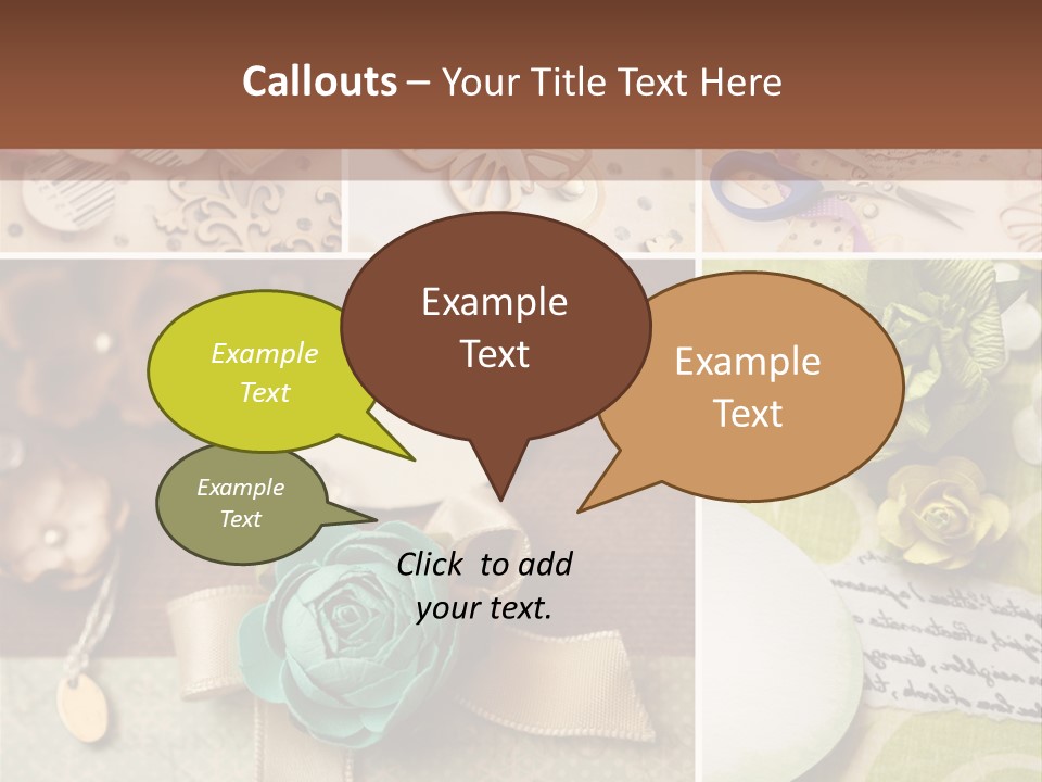 Recreation Close Up Shapes PowerPoint Template
