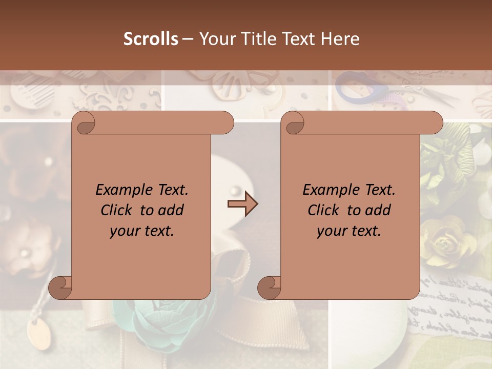 Recreation Close Up Shapes PowerPoint Template